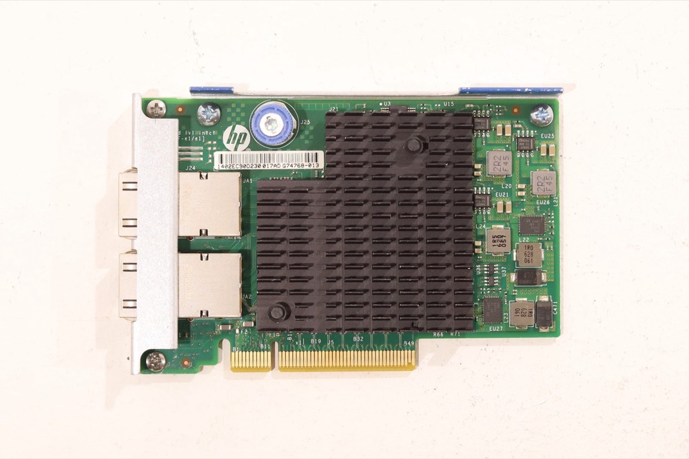 Сетевая карта HP 561FLR-T Dual-Port 10GbE PCIe x8 Ethernet Network Card P/N: 701525-001 Tested — фото 3