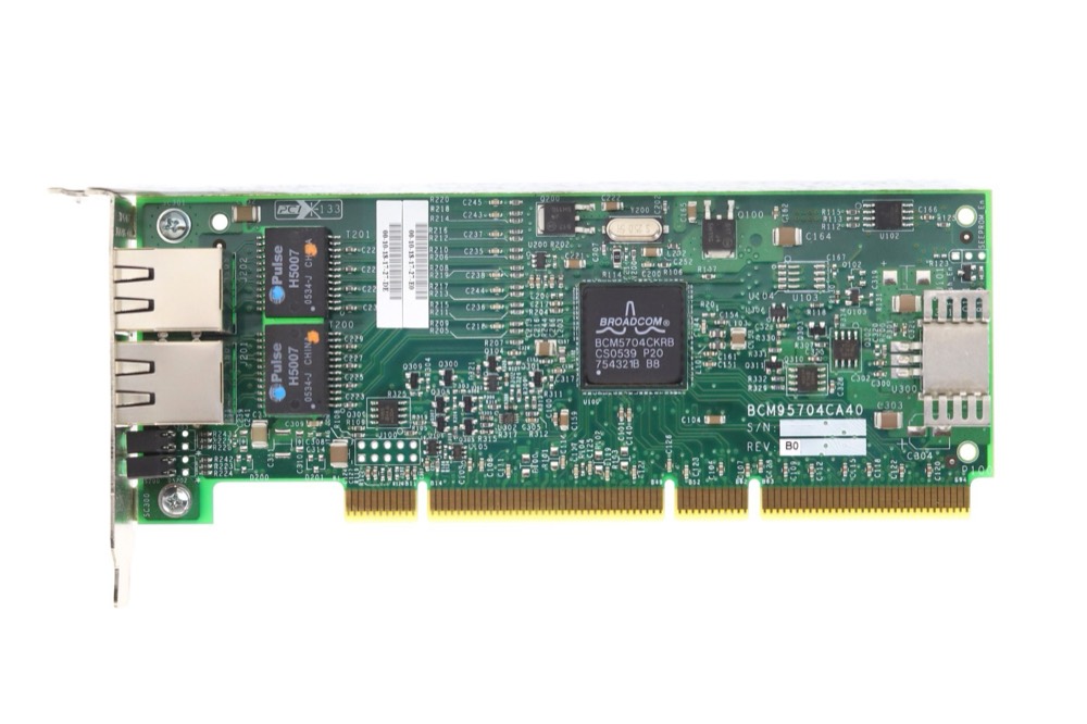 Адаптер IBM Broadcom 5704 Dual-Port Gigabit PCI-X Network Adapter FRU P/N:73P4209 Tested — фото 3