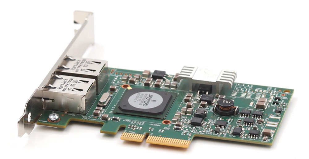 Сетевая карта Cisco Broadcom 5709 Dual-Port Gigabit Ethernet PCIe Network Card P/N:74-10899-01 — фото 1