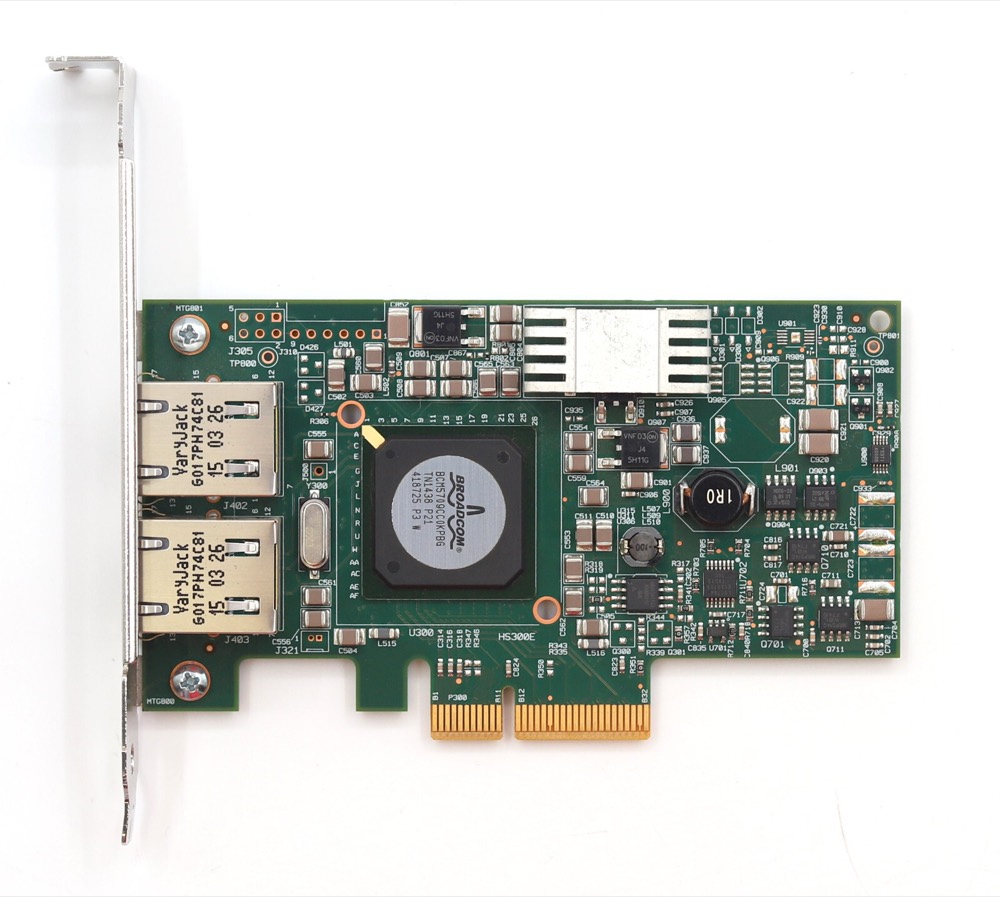 Сетевая карта Cisco Broadcom 5709 Dual-Port Gigabit Ethernet PCIe Network Card P/N:74-10899-01 — фото 2