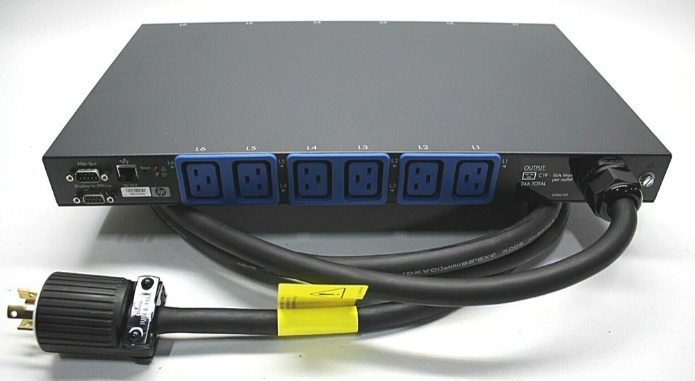 PDU HPE 4,9 кВА 24 А, 6 розеток C19 (572201-001, 500496-001) — фото 1