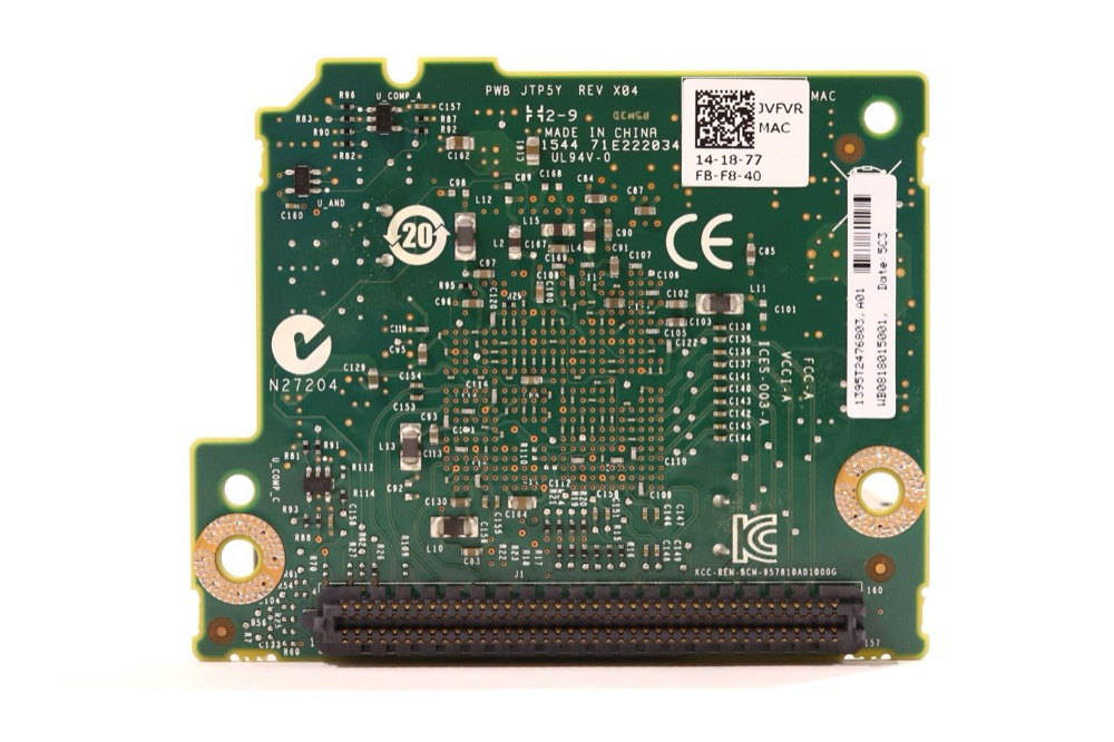Плата Dell Broadcom 57810S-K 2-Port 10GB PCIe x8 Network Daughter Card Dell P/N:0JVFVR — фото 2
