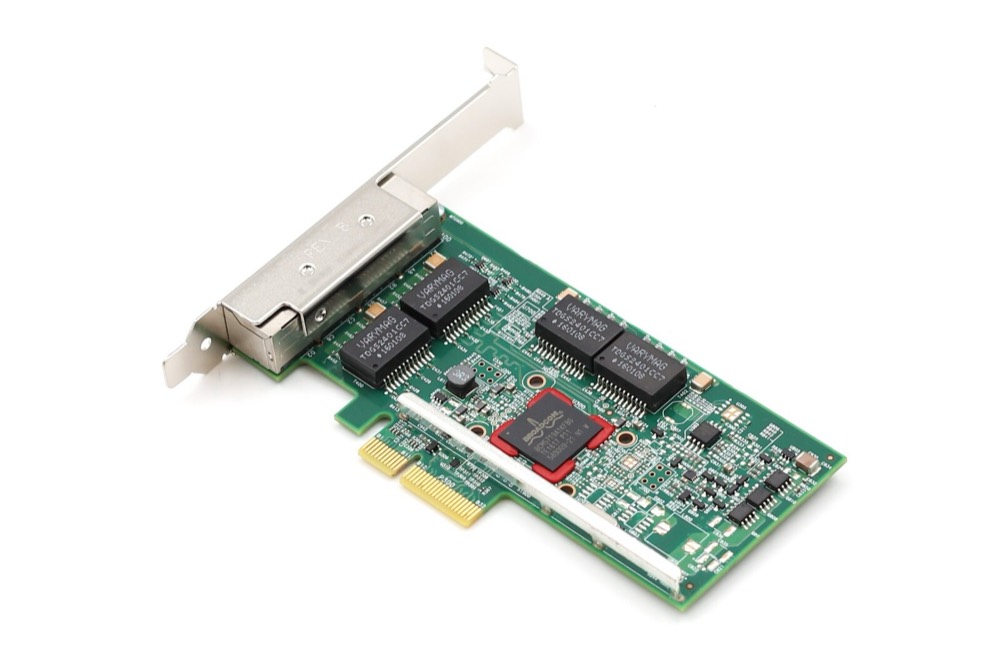 Адаптер IBM 5899 Quad-Port Gigabit PCIe x2 Network Adapter Card P/N: 00RX892 Tested — фото 1