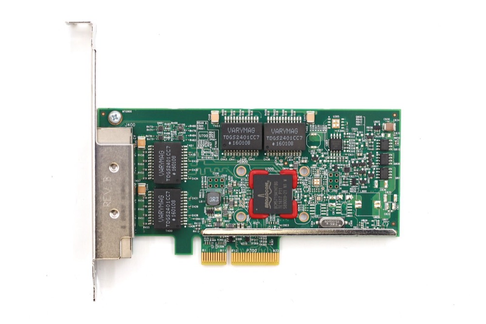Адаптер IBM 5899 Quad-Port Gigabit PCIe x2 Network Adapter Card P/N: 00RX892 Tested — фото 2