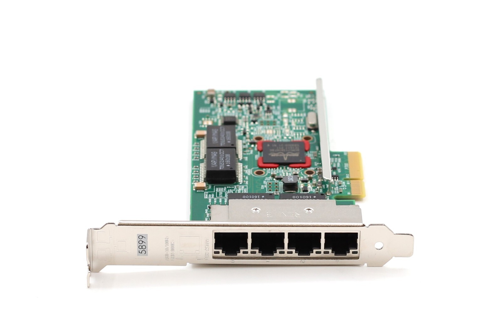 Адаптер IBM 5899 Quad-Port Gigabit PCIe x2 Network Adapter Card P/N: 00RX892 Tested — фото 3