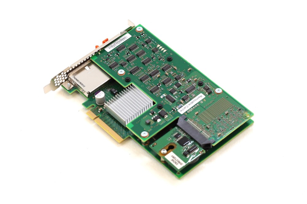 RAID/HBA-контроллер IBM 5903 Dual-Port 3GbE PCIe SAS RAID Controller W/380MB Cache FRU: 74Y6511 — фото 1