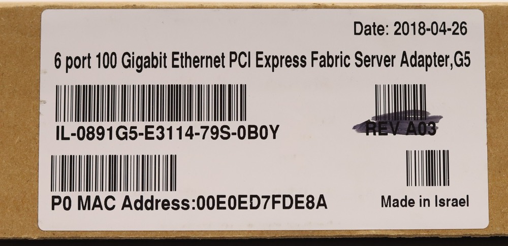 Адаптер Dell 6-Port 100GbE PCIe x16 Fabric Server Adapter Dell P/N: 0891G5 (Open Box) — фото 2