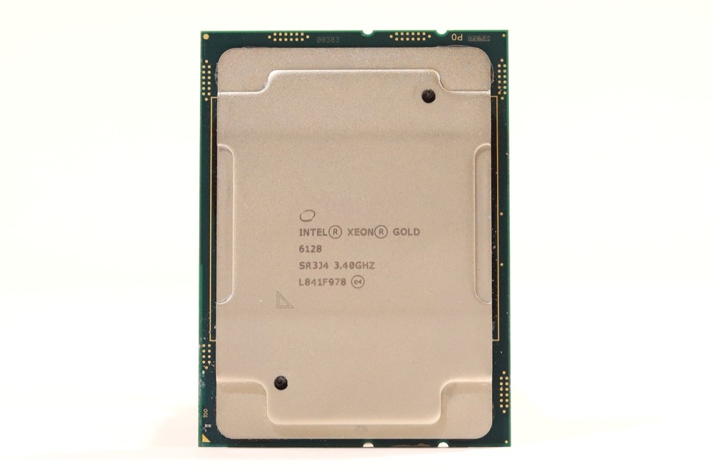 Процессор Intel Xeon Gold 6128 3.40GHz Hexa-Core 19.25MB LGA 3647 Processor P/N: SR3J4 — фото 1