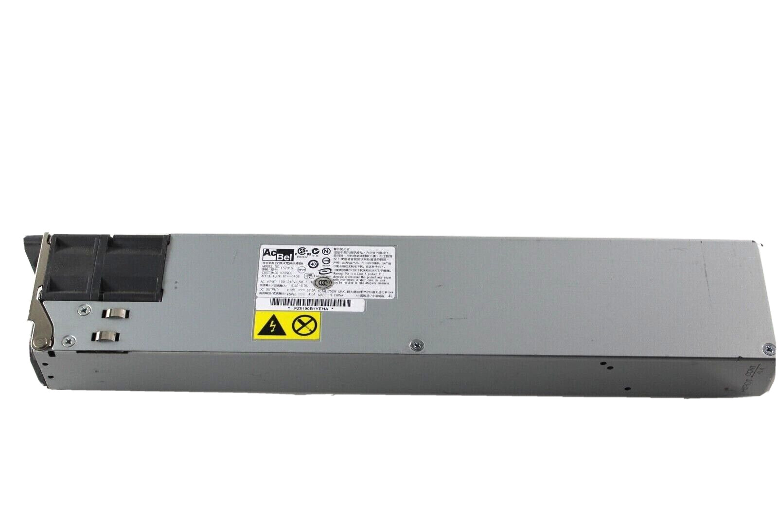 Блок питания 614-0408 Apple Xserve 750W Hot Swap Power Supply Unit PSU HS — фото 1