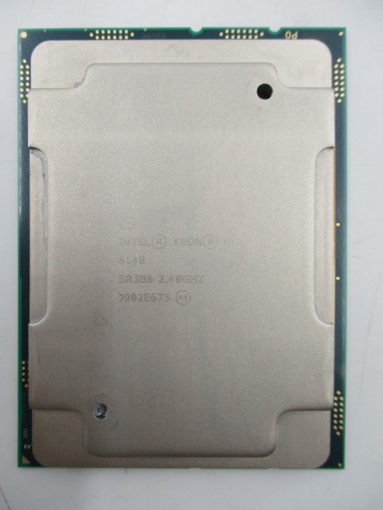 Процессор Intel Xeon Gold 6148 2.40GHz 20Core 27.5 MB LGA 3647 CPU P/N: SR3B6 Tested — фото 1