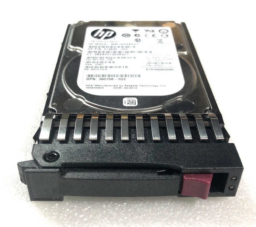 Накопитель HP 614828-003 MM1000EBKA 1TB 7.2K 3G SATA 2.5'' MDL HD 390158-022 with TRAY — фото 1