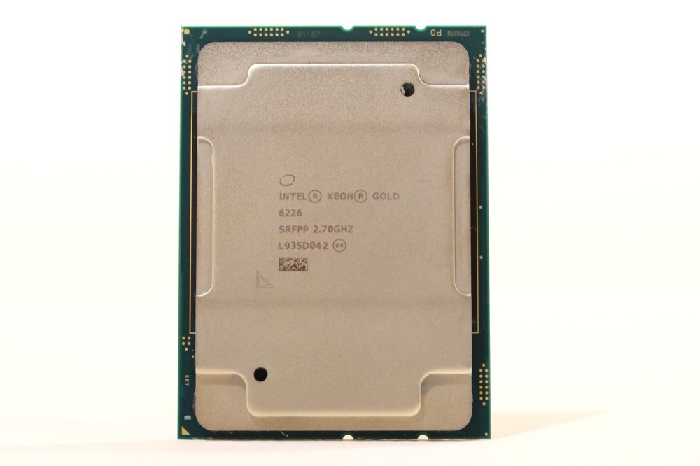 Процессор Intel Xeon Gold 6226 2.70GHz 12-Core 19.25MB LGA3647 Processor P/N: SRFPP Tested — фото 1