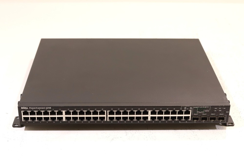 Коммутатор Dell PowerConnect 6248 48-Port Gigabit Network Switch with Ears P/N: G1306 — фото 1