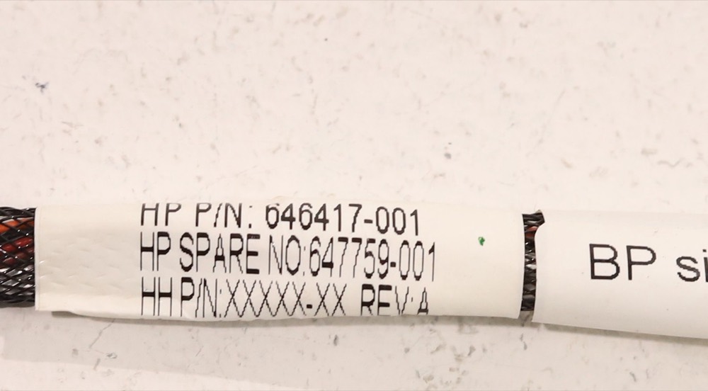 Кабель HP Mini-SAS To Mini-SAS Storage Data Cable P/N: 646417-001 Tested Working — фото 2