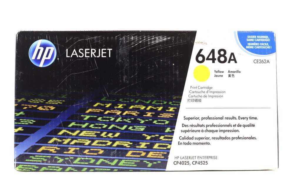 Компонент HP 648A Yellow Jaune LaserJet Toner Cartridge P/N: CE262A — фото 1