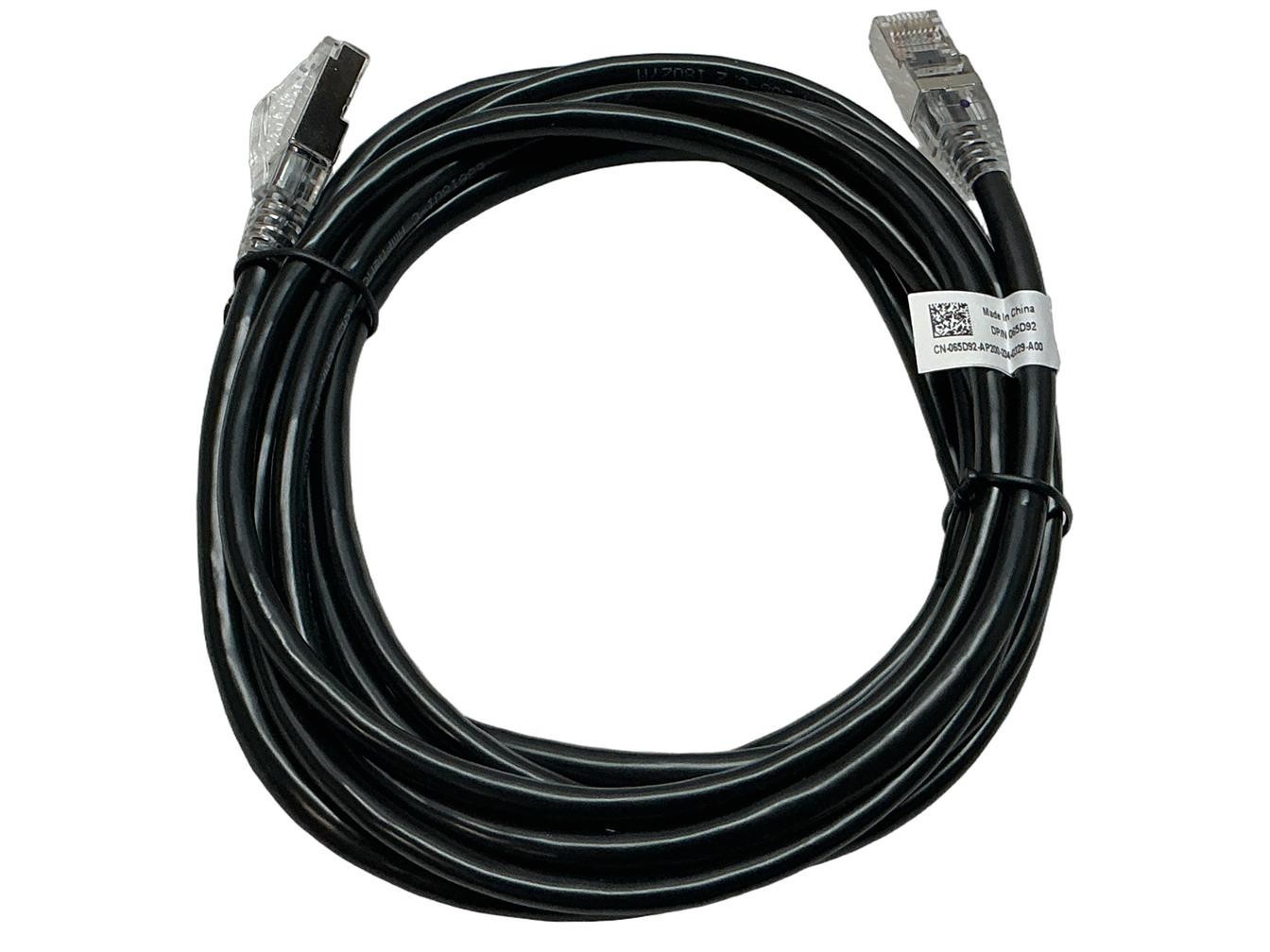 Кабель 65D92 065D92 New Dell Compellent CAT6A RJ45 Cable 3M Length Black — фото 1