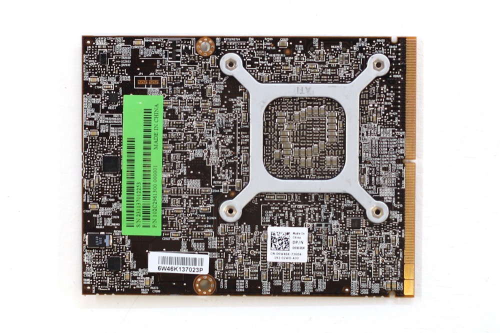 Графический ускоритель Dell AMD Radeon HD 6970M M6700 2GB Laptop Graphics Card Dell P/N: 06W46K Tested — фото 1