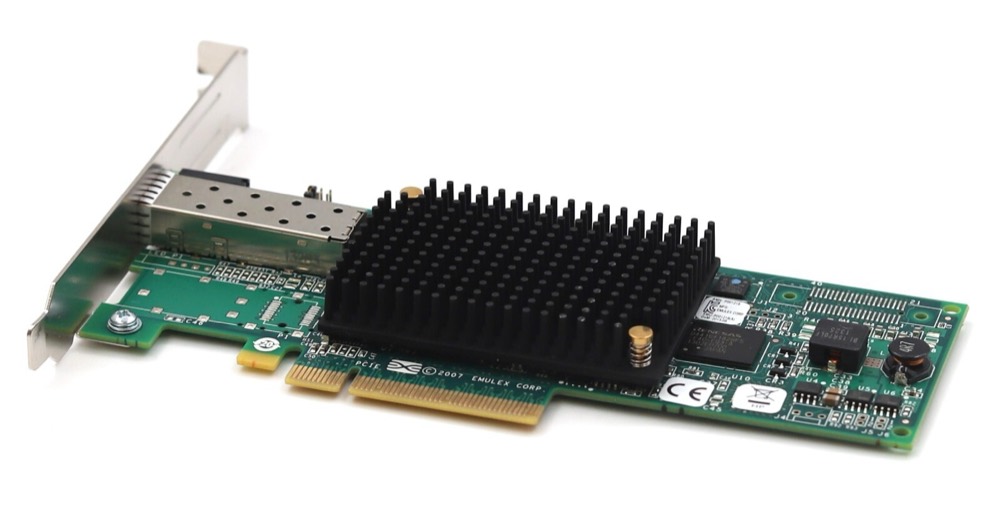 Адаптер HP 81E Single-Port 8GB PCIe x8 Fibre Channel Host Bus Adapter P/N: 697889-001 — фото 1