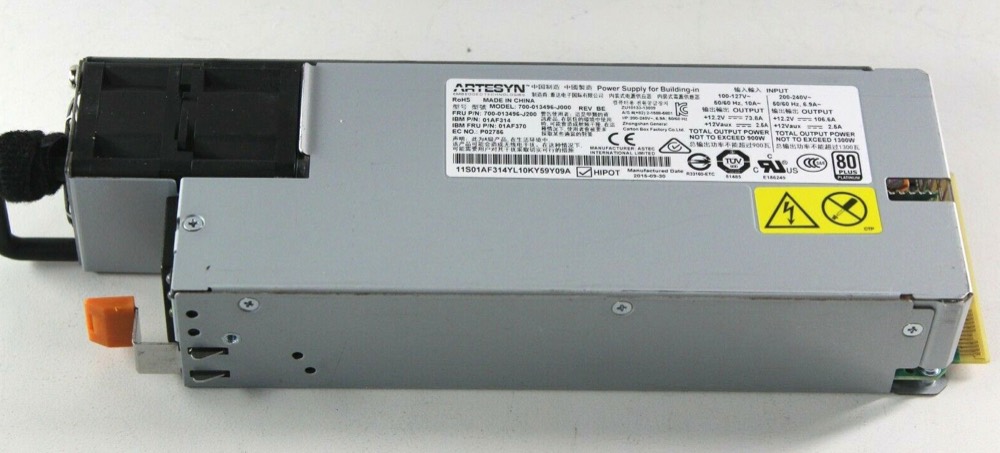 Компонент IBM 1300W 700-013496-J200 / 01AF314 / 01AF370 1300W POWER8 S822LC (8335-xxx) — фото 1