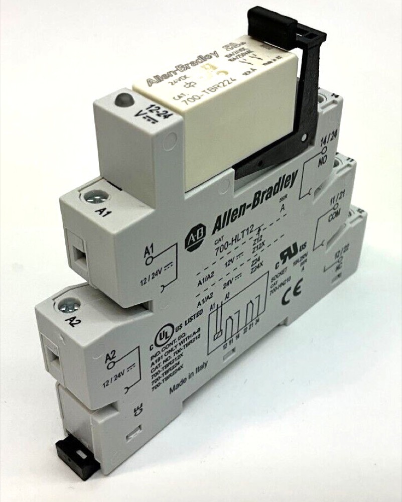 Электрокомпонент 700-HLT12 Allen Bradley Ser. A Terminal Block Relay, 24VDC w/700-TBR224 — фото 1