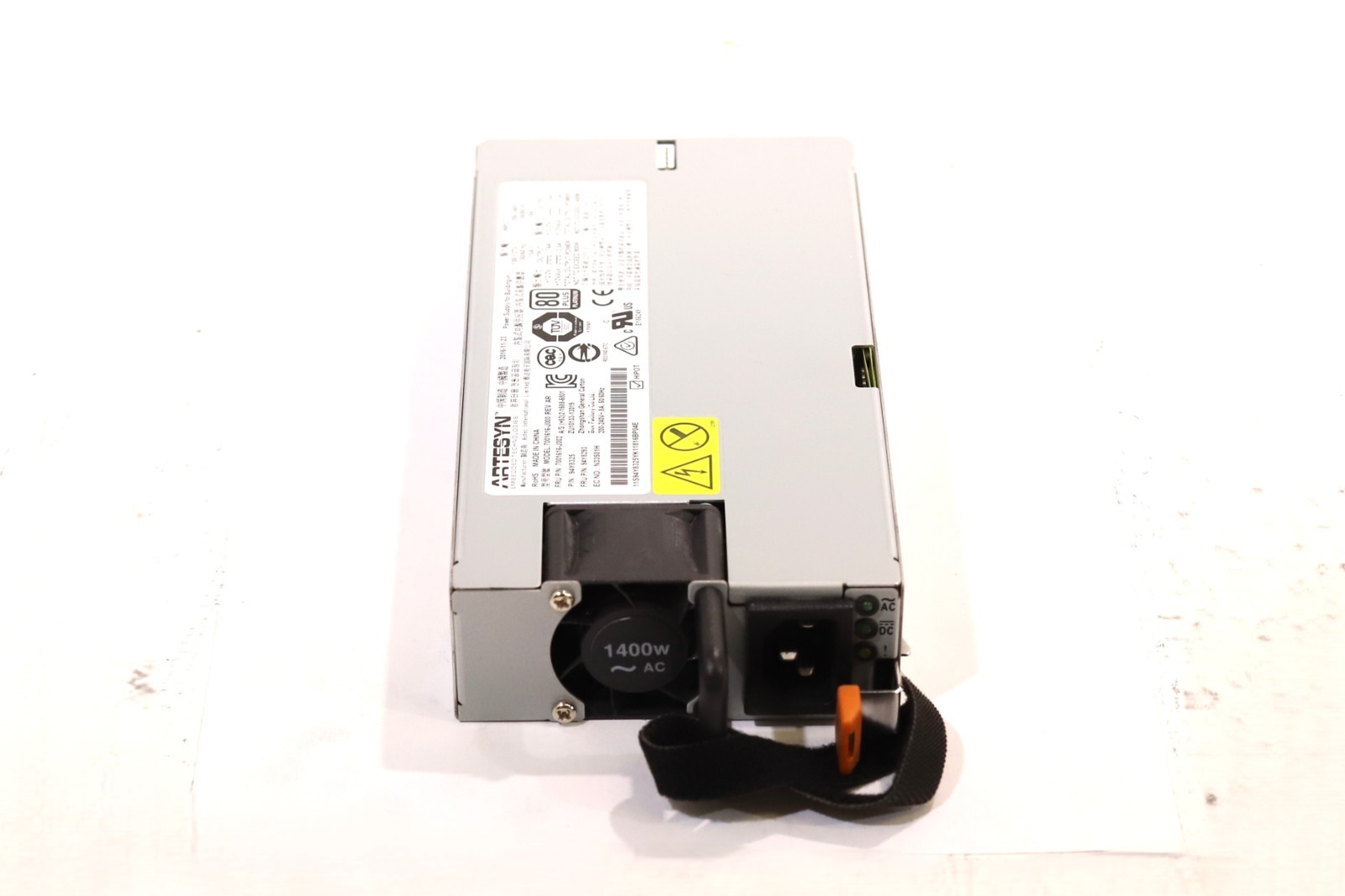 Блок питания IBM 7001616-J000 1400W Server Power Supply For x3950/x3850 X6 FRU P/N: 94Y8293 — фото 2
