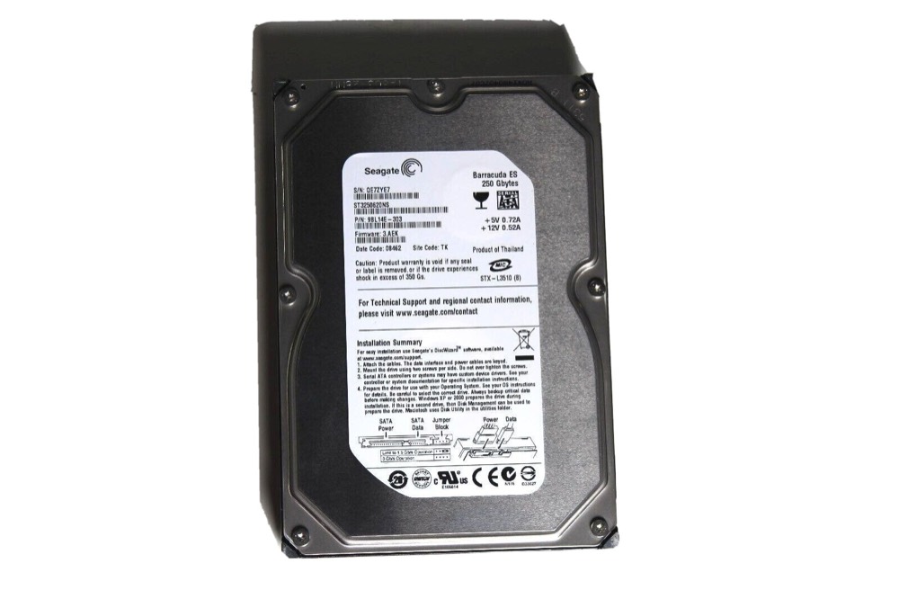 Компонент Seagate Barracuda ES 250GB SATA 7200rpm 3.5" ST3250620NS QTY 4 — фото 1