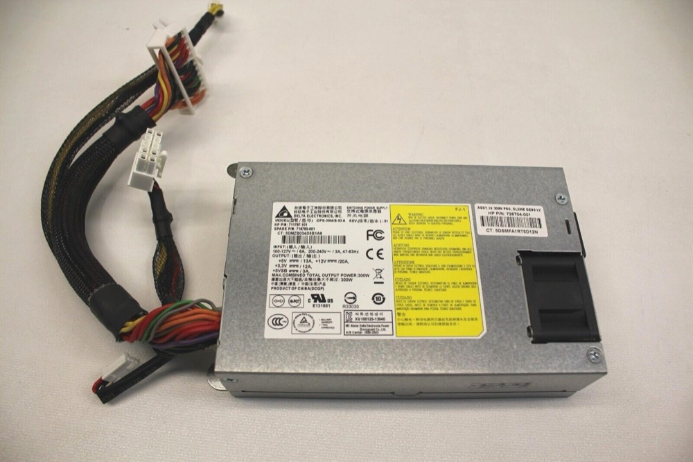 Блок питания 726704-001 711797-101 300W HP DL320e Gen8 v2 Power Supply DPS-300A B-83 A new — фото 1