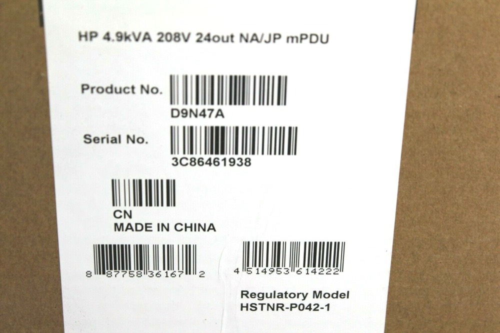 Компонент 732640-002, 726511-005, HSTNR-P042-1, D9N47A NEW HP MONITORED D9N47A 24-OUTLETS — фото 1
