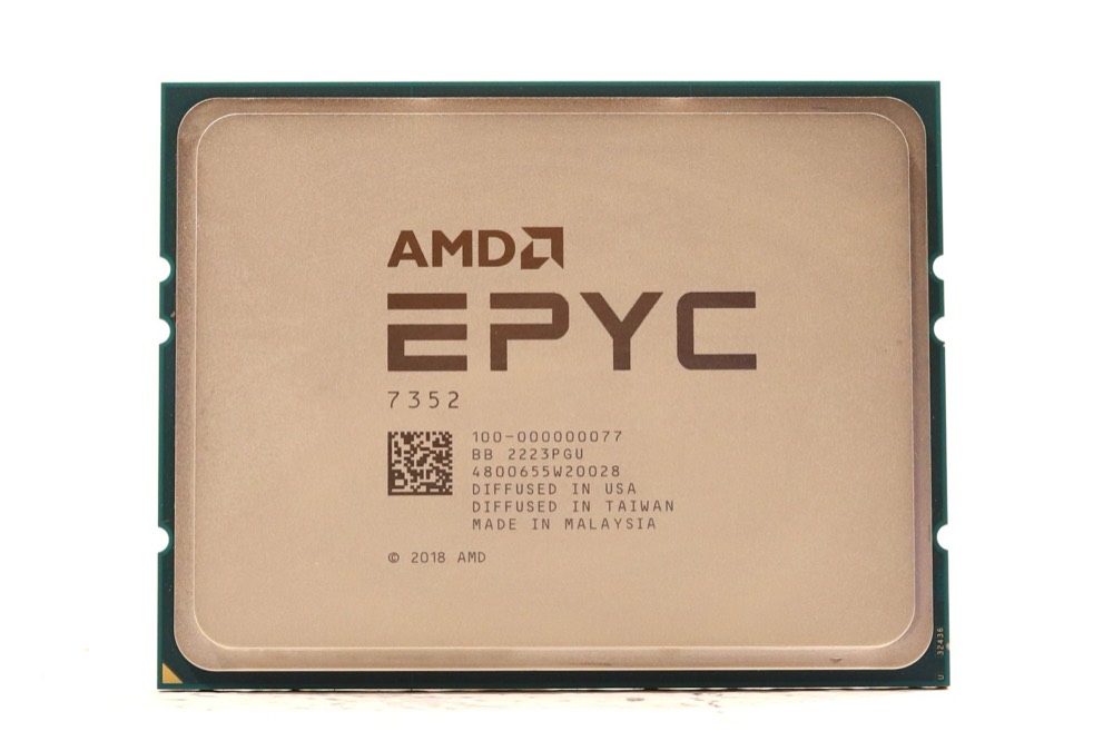 Процессор AMD Epyc 7352 2.30GHz 24-Core 48-Thread 128MB CPU Unlocked P/N: 100-000000077 — фото 1