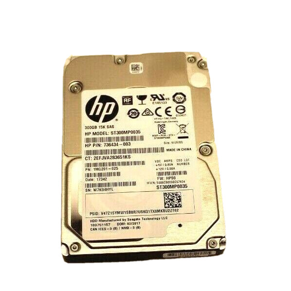 Компонент 736434-003 1MG201-025 HP 300GB 15000RPM SAS 6.0 Gbps 2.5" 64MB — фото 1