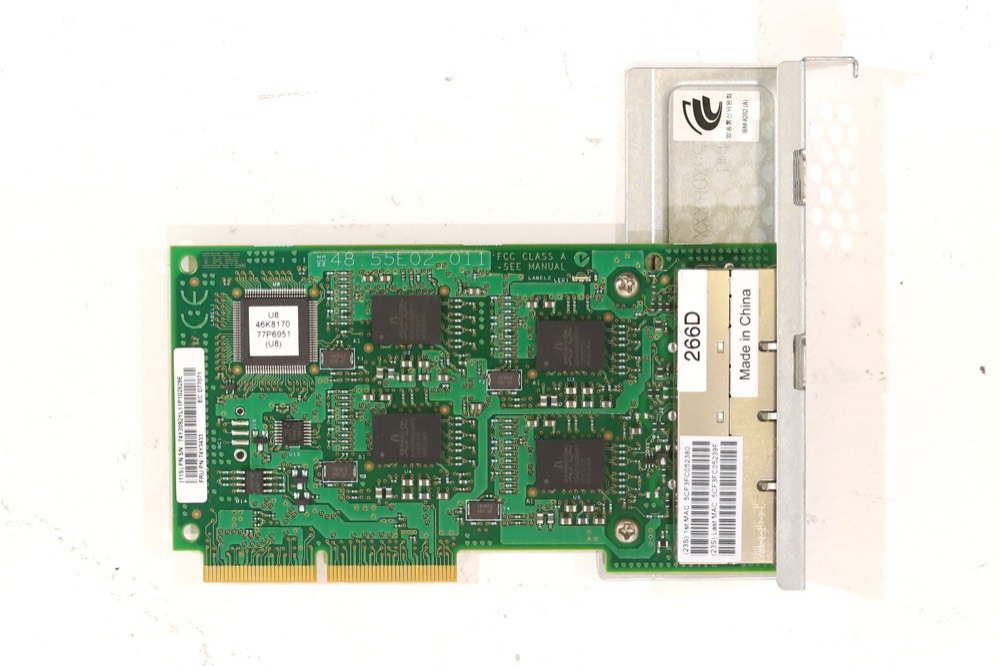 Сетевая карта IBM Quad-Port Gigabit PCIe Host Ethernet Adapter FRU P/N: 74Y3433 Tested Working — фото 3
