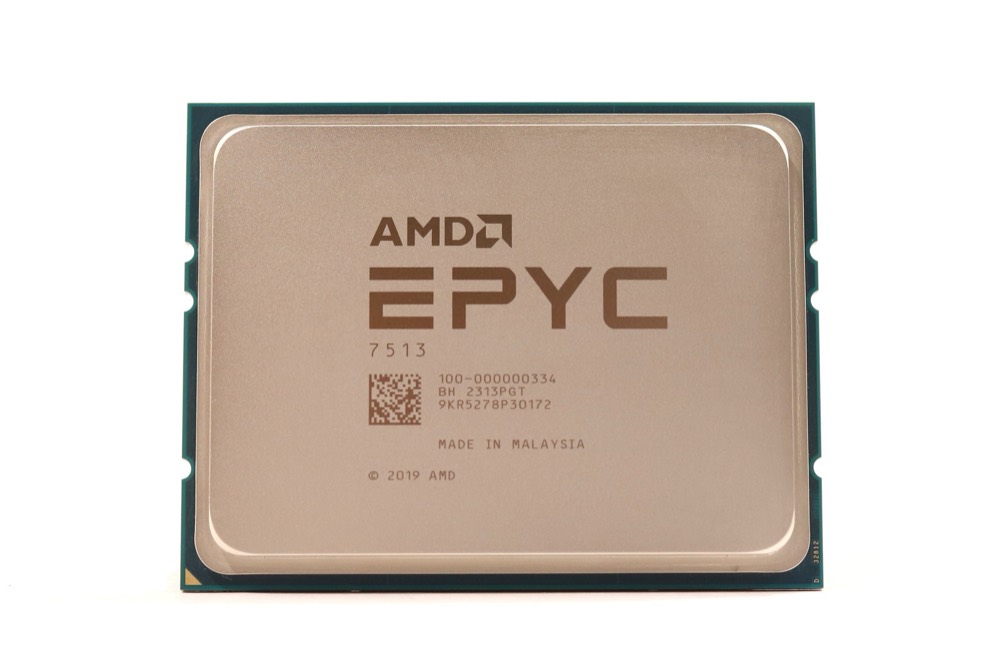 Процессор 100-000000334 AMD EPYC 7513 2.6Ghz 32-Core 64-Threads 128MB Socket SP3 CPU P/N: 100-000000334 — фото 1