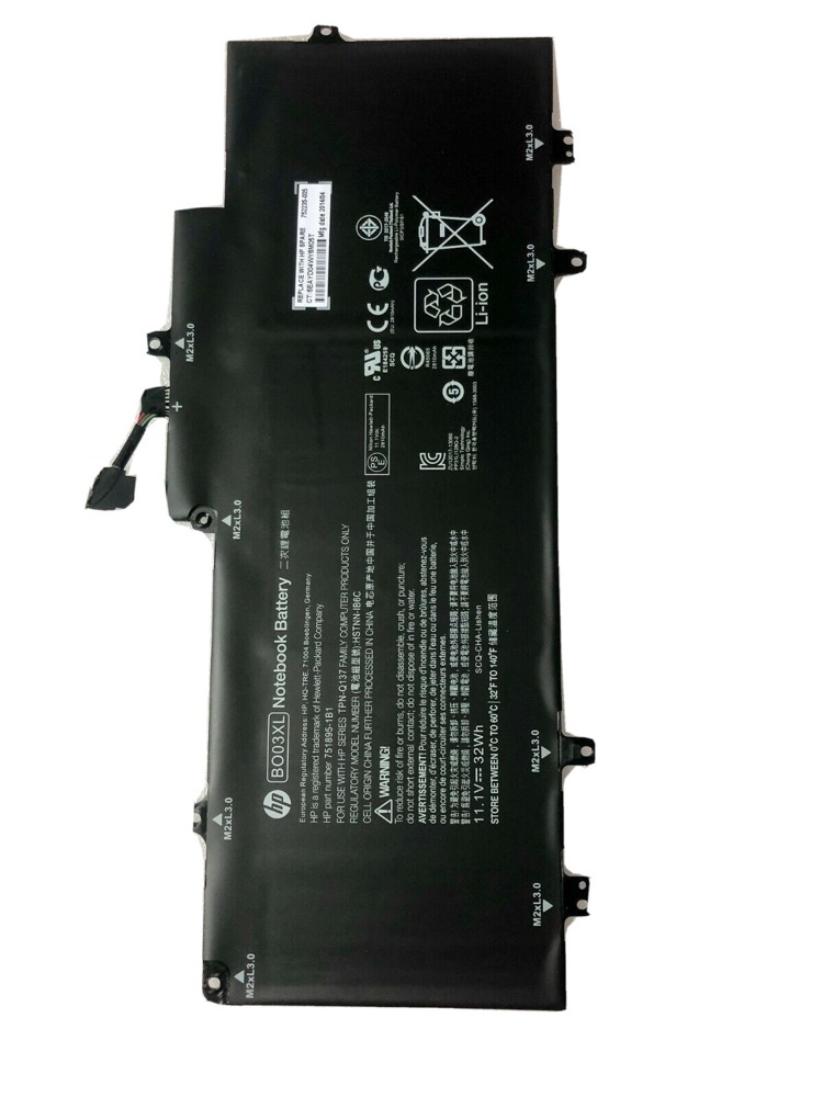 Батарея 752235-005 751895-1B1 HP BO03XL TPN-Q137 11.1V 32W Li-ION LAPTOP BATTERRY — фото 1