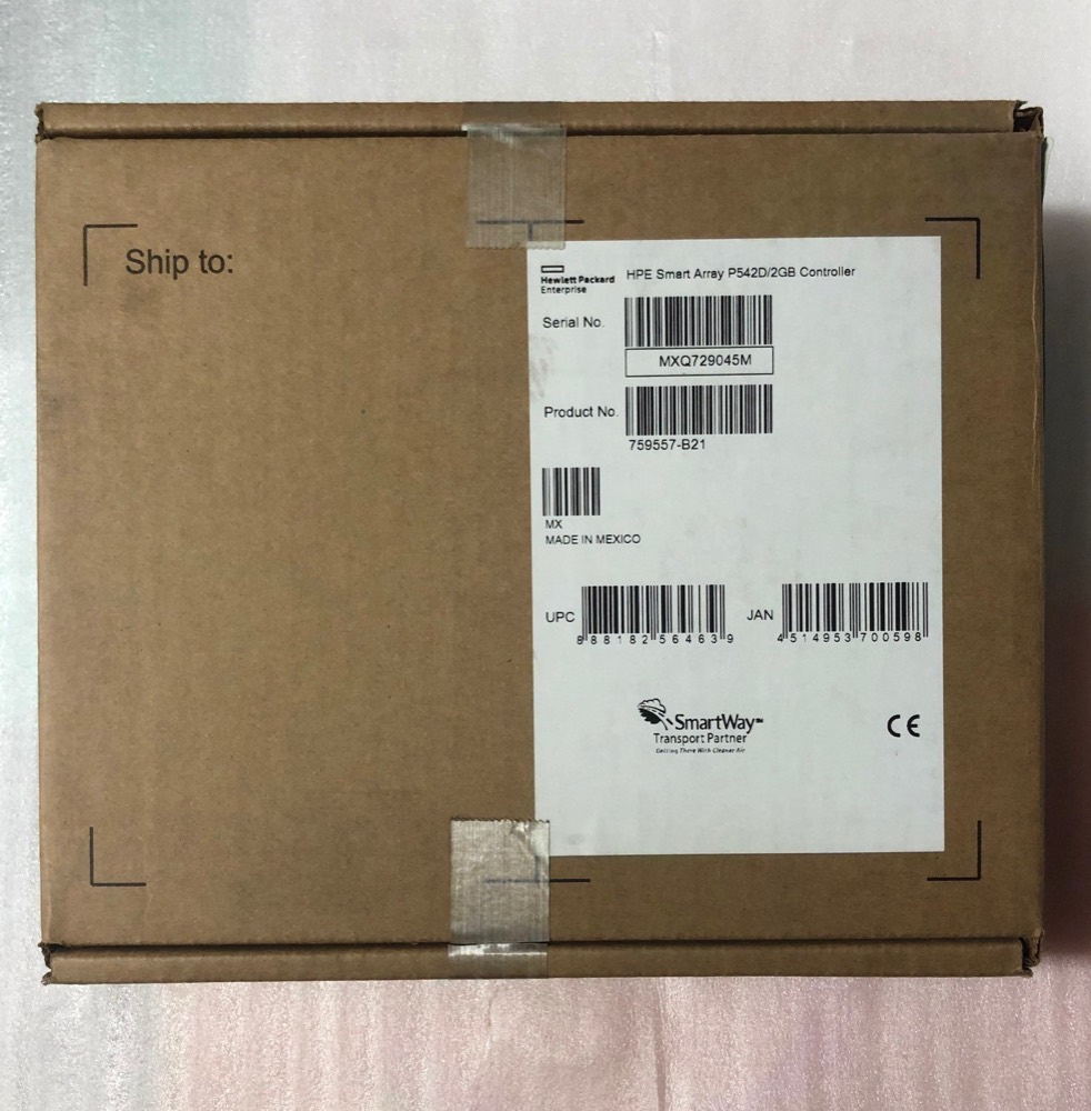 RAID/HBA-контроллер 759557-B21 New HPE Smart Array P542D/2GB FBWC 12G Mezzanine SAS Controller — фото 1