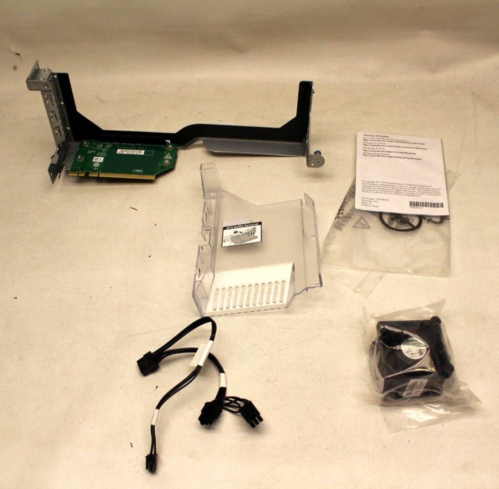 Графический ускоритель 765518-B21 HP DL80 Gen9 GPU Enablement Kit 792119-001 NEW COMPLETE ORIGINAL KIT — фото 1