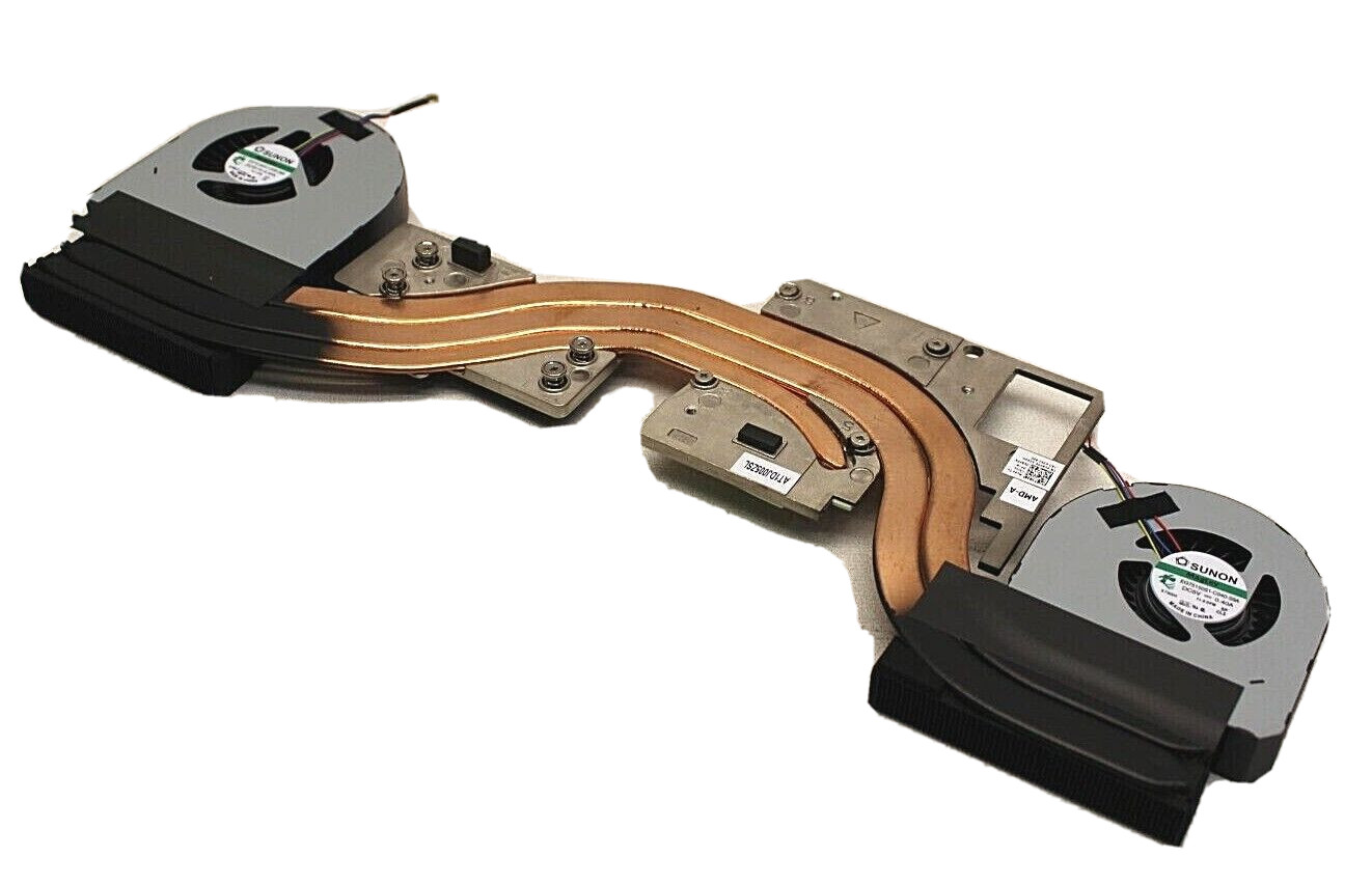 Радиатор VNPPK Dell Precision 7710 CPU Graphics Assembly AMD 2xFan Heatsink VNPPK new — фото 1