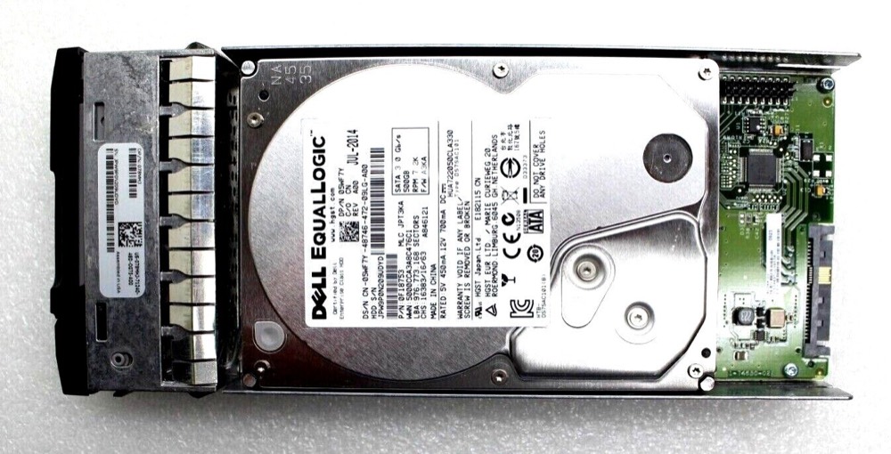 Компонент 78MHJ Dell 500GB SATA 3.5" 3GBPS 7.2K DELL EQUALLOGIC w/tray 0F18753 5WF7Y — фото 1