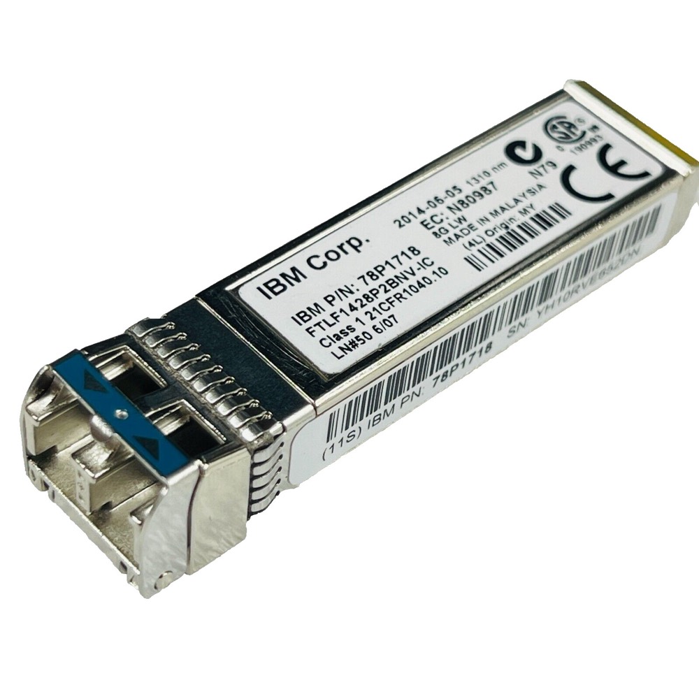 Трансивер IBM 78P1718 8GB FC SFP+ FTLF1428P2BNV-IC LW Transceiver Module — фото 1