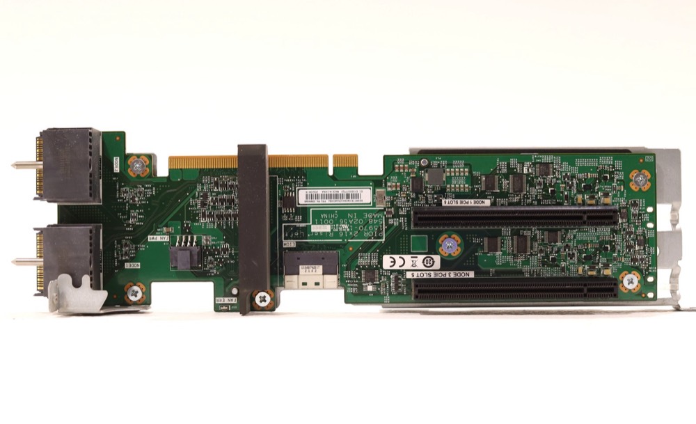 Райзер Lenovo ThinkSystem 7X81/7X22 Left-side PCIe Riser Card W/Bracket FRU P/N:00MW646 — фото 2