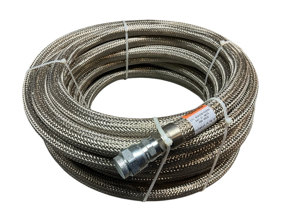 Компонент NEW CTI-Cryogenics, 8043081G600, Stainless Braid, Hose 260PSIG 52 inches — фото 1