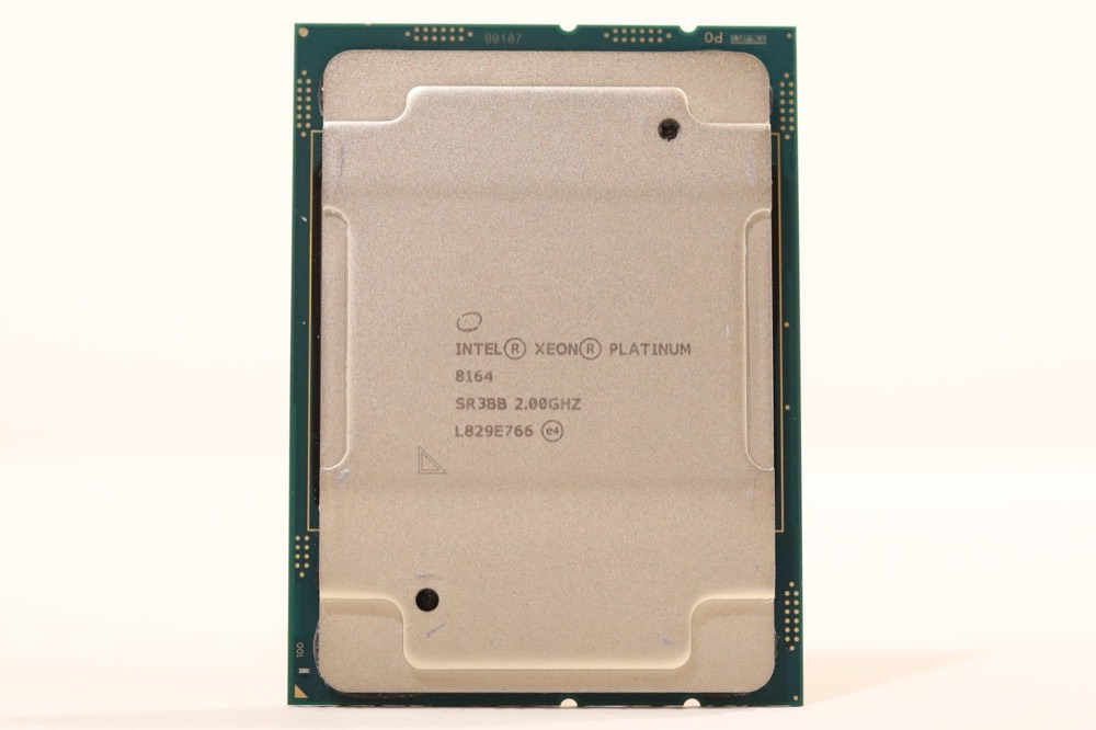 Процессор Intel Xeon Platinum 8164 2.0GHz 26-Core 35.75MB LGA 3647 CPU P/N: SR3BB Tested — фото 1