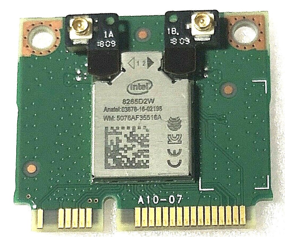 Компонент 8265D2W INTEL 4TH GEN 802.11ac DUAL BAND 2x2 wifi Bluetooth 4.2 MPWRT — фото 1