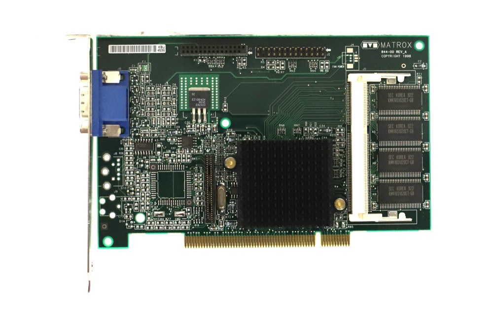Графический ускоритель Matrox G2+ 844-00 REV.A PCI Graphics Card P/N: G2+/MILP/8D/IBM Tested Working — фото 2