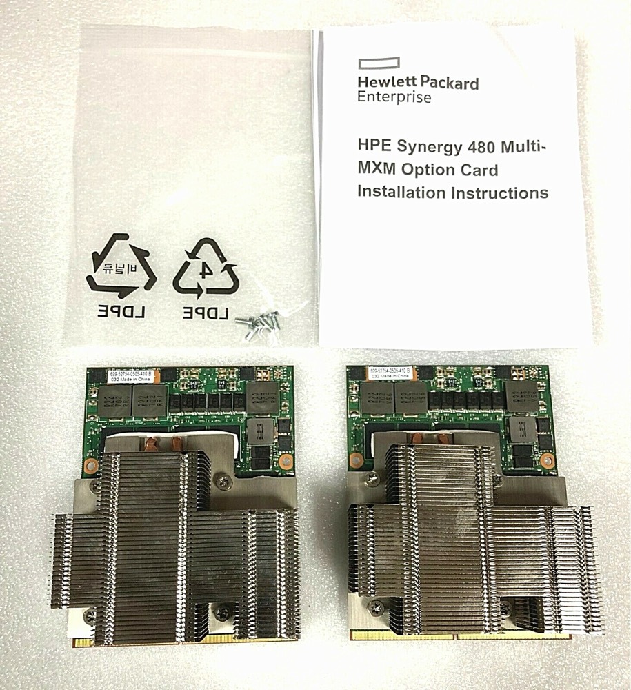 Графический ускоритель HPE 868663-B21 867583-B21 SYNERGY 480 QUADRO M3000SE MEZZ 869002-001 KIT OF 2 — фото 1