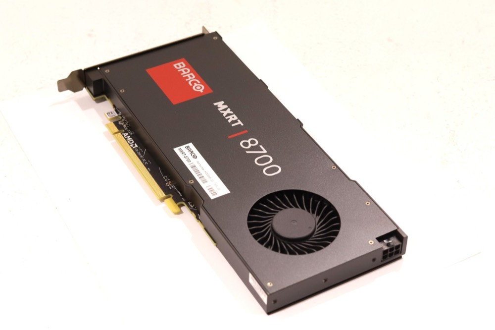 Плата Barco MXRT 8700 16GB GDDR5 PCIe x16 Graphic Card P/N:K9306048-20I Tested Working — фото 1