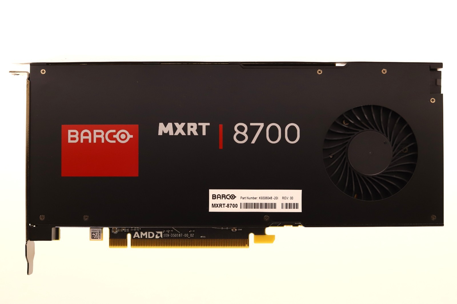 Плата Barco MXRT 8700 16GB GDDR5 PCIe x16 Graphic Card P/N:K9306048-20I Tested Working — фото 3