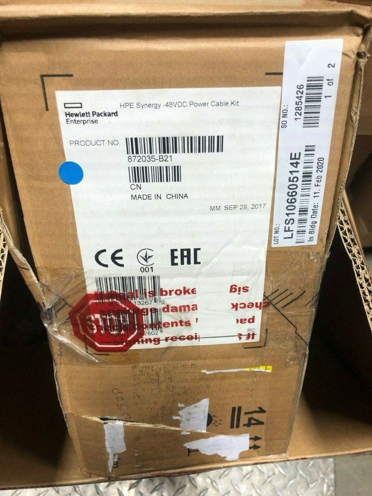 Кабель 872035-B21 HPE SYNERGY -48VDC POWER CABLE KIT — фото 1