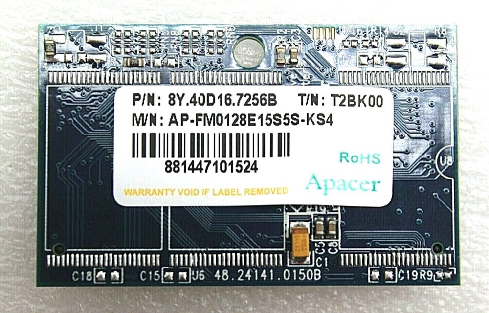 Модуль 8Y.40D16.7256B 19PRP DELL Apacer 128MB IDE FLASH MODULE 5VC/R/S-CLASS T2BK00 — фото 1