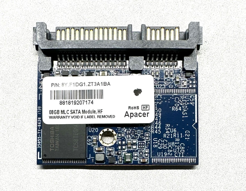 Модуль 8Y.F1DG1.ZT3A1BA APACER 8GB MLC SATA Module HF — фото 1