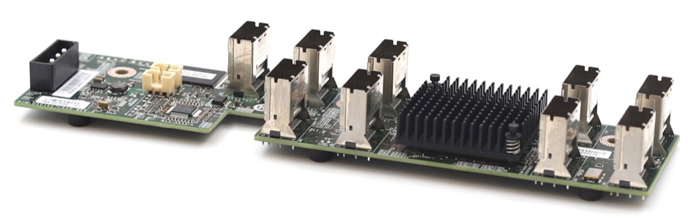 RAID/HBA-контроллер Intel 9-Port SAS Controller Backplane Board P/N: G27535-152 Tested Working — фото 1